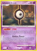 Unown [I] 037  - Reverse Holofoil Mysterious Treasures - Rare