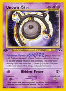 Unown [M] 049/75  - 1st Edition Neo Discovery - Uncommon