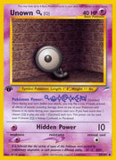 Unown [Q] 059/105  - 1st Edition Neo Destiny - Uncommon