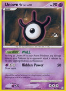 Unown (W) 080  - Reverse Holofoil Legends Awakened - Uncommon