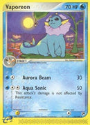 Vaporeon 025/100  - Reverse Holofoil Sandstorm - Rare