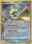Vaporeon (Delta Species) 018  - Reverse Holofoil Delta Species - Holo Rare