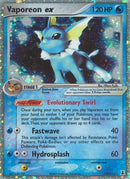 Vaporeon ex 110  - Holofoil Delta Species - Ultra Rare