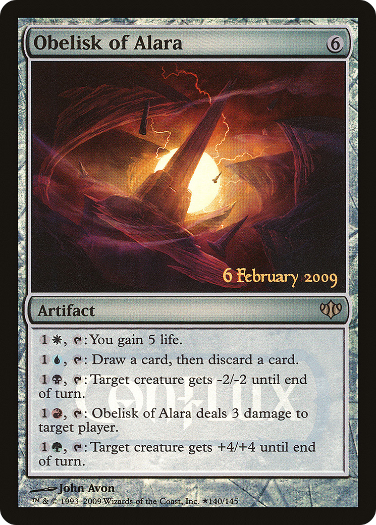 Obelisk of Alara (LARP-140★)  Foil - Conflux Promos