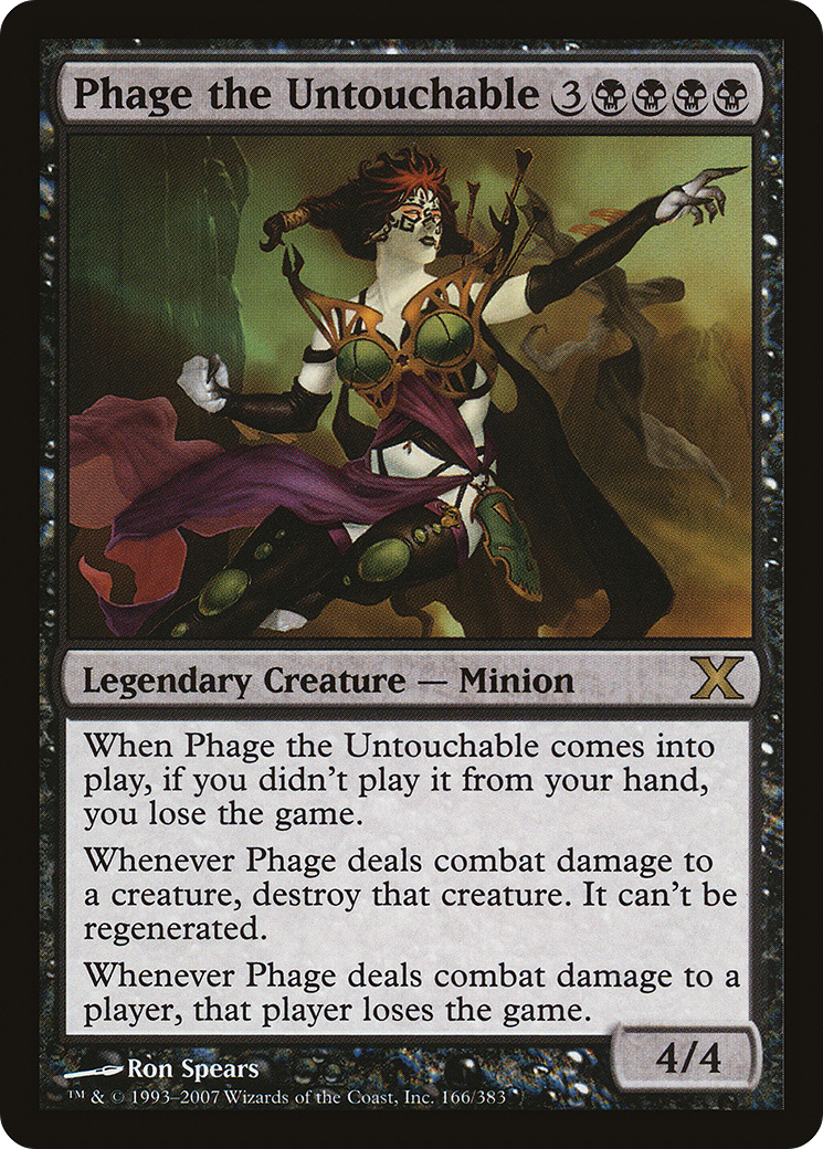 Phage the Untouchable (10E-166)  - Tenth Edition