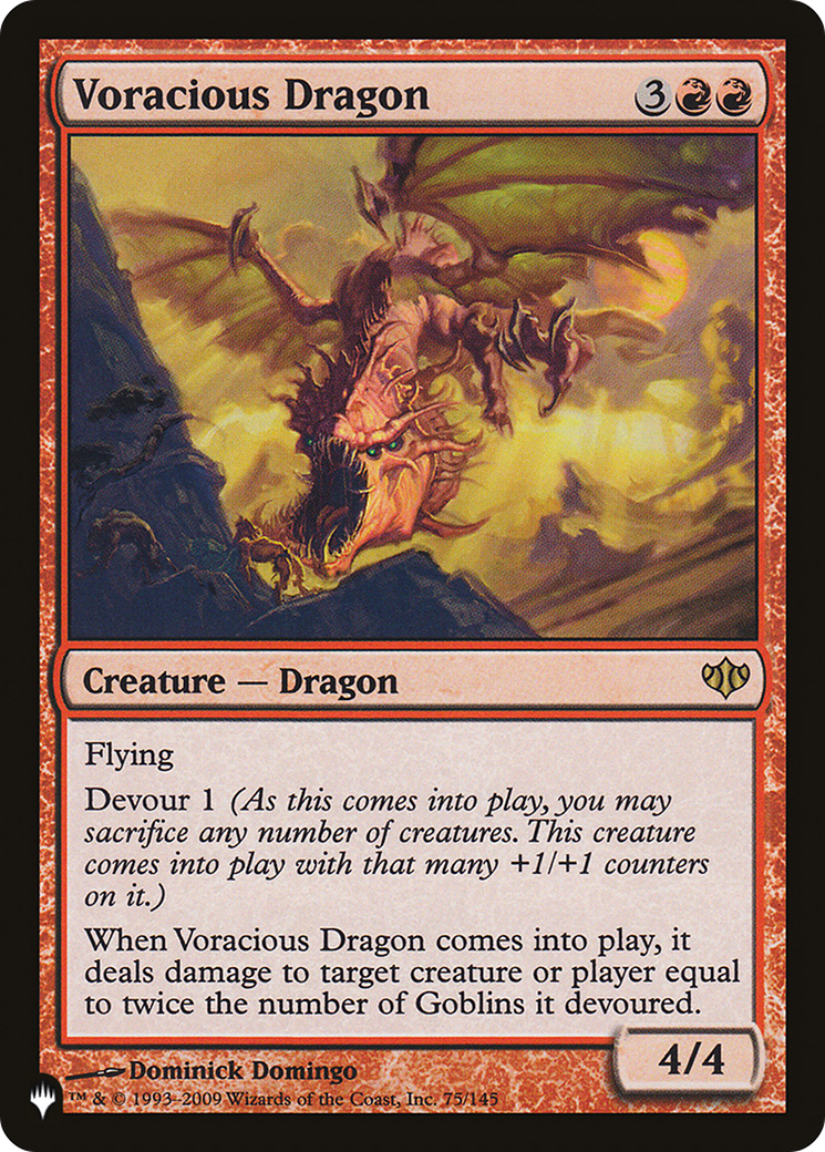 Voracious Dragon (LIST-75/145)  - The List