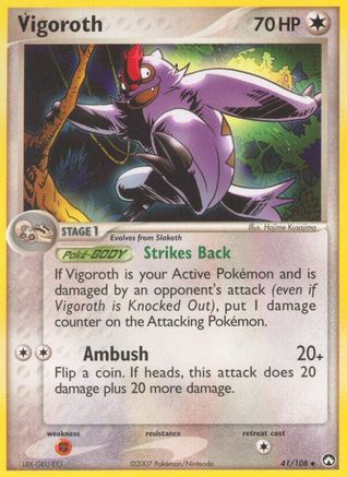 Vigoroth 041  Power Keepers - Uncommon