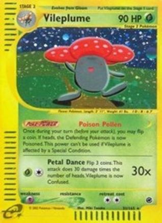 Vileplume (31) 031  - Reverse Holofoil Expedition - Holo Rare