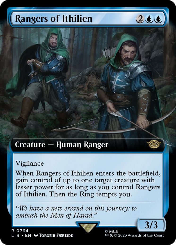 Rangers of Ithilien (Extended Art) (Surge Foil) (LTR-764) - The Lord of the Rings: Tales of Middle-earth: (Extended Art) Foil