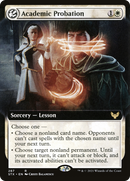 Academic Probation (Extended Art) (STX-287)  Foil - Strixhaven: School of Mages: (Extended Art, lesson)