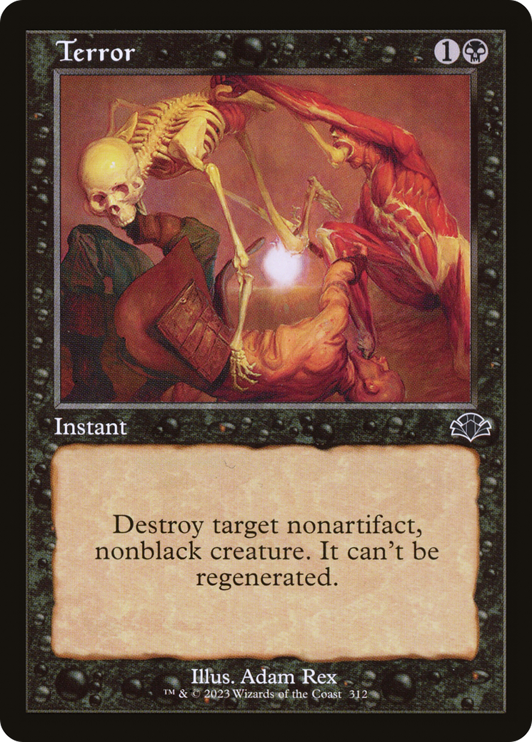 Terror (Retro Frame) (DMR-312)  - Dominaria Remastered