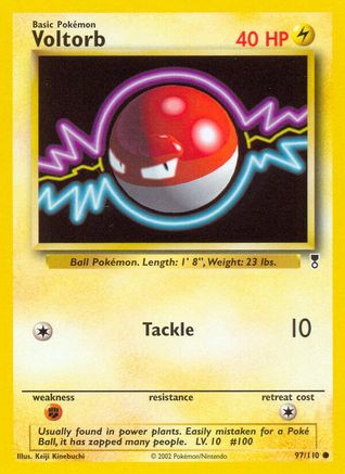 Voltorb 097/110  - Reverse Holofoil Legendary Collection - Common