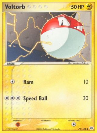 Voltorb 071  - Reverse Holofoil Emerald - Common
