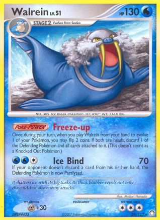 Walrein 039  - Reverse Holofoil Mysterious Treasures - Rare