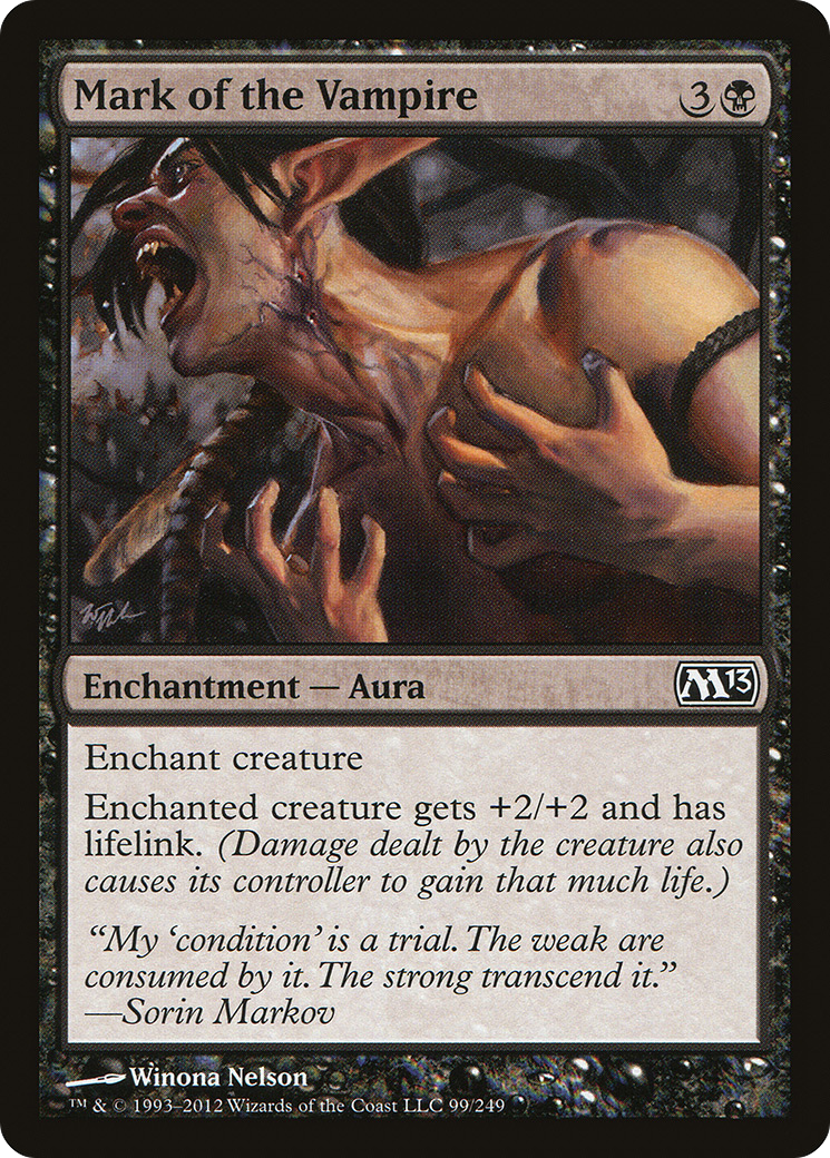 Mark of the Vampire (M13-099)  Foil - Magic 2013