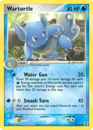 Wartortle 050  - Reverse Holofoil FireRed & LeafGreen - Uncommon