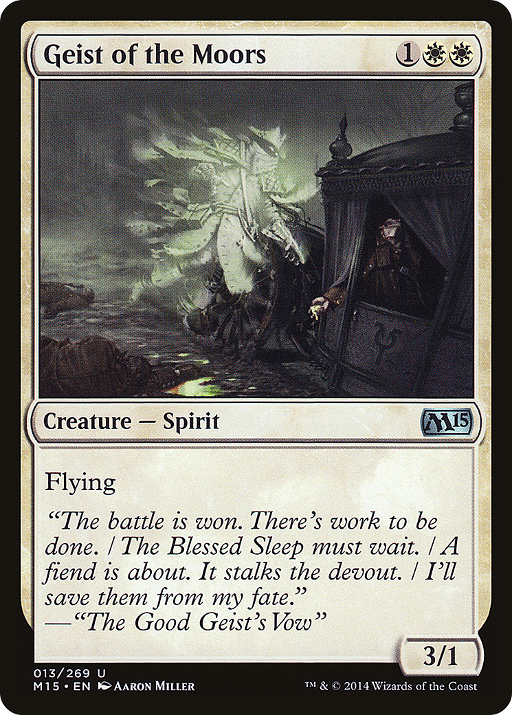 Geist of the Moors (M15-013)  Foil - Magic 2015