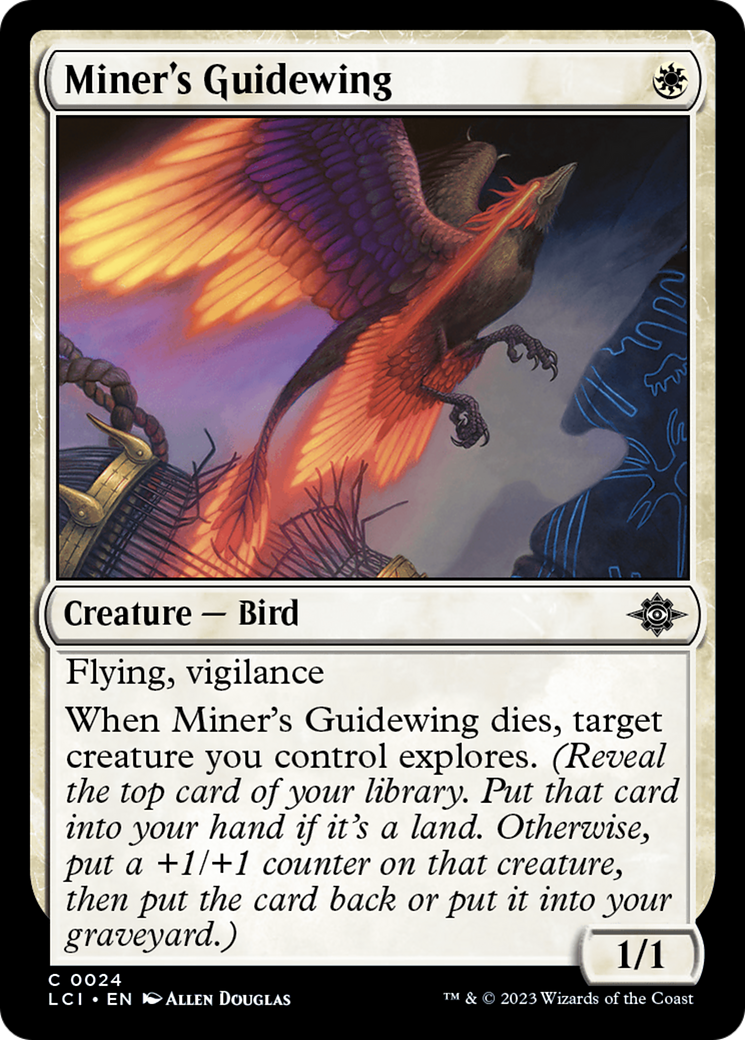 Miner's Guidewing (LCI-024)  Foil - The Lost Caverns of Ixalan