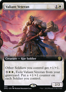 Valiant Veteran (Extended Art) (DMU-390)  Foil - Dominaria United: (Extended Art)