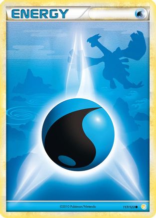 Water Energy 117/123  HeartGold SoulSilver - Common