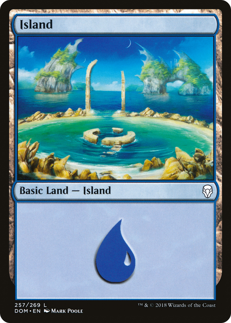 Island (257) (DOM-257)  - Dominaria