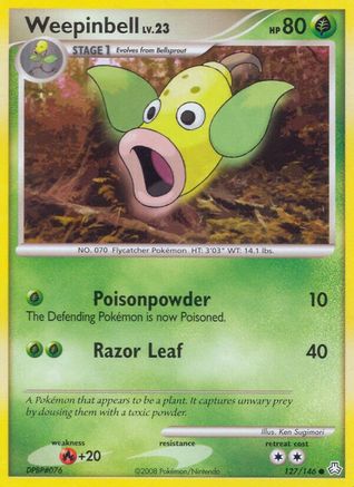 Weepinbell 127  Legends Awakened - Common