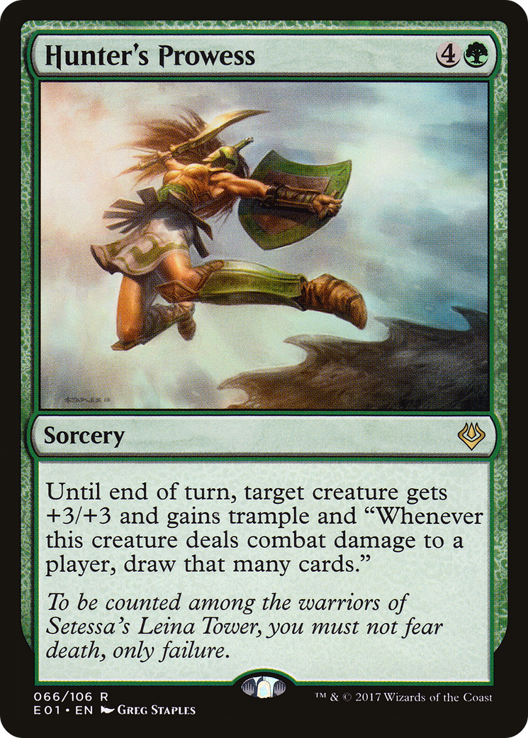 Hunter's Prowess (AC2-066)  - Archenemy: Nicol Bolas