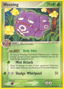 Weezing 033  - Reverse Holofoil Delta Species - Rare