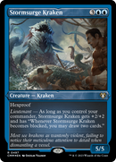 Stormsurge Kraken (CMM-497)  Etched Foil - Commander Masters