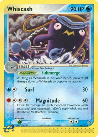 Whiscash 048  - Reverse Holofoil Dragon - Uncommon