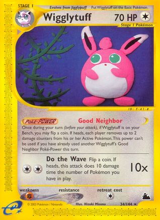 Wigglytuff 034  Skyridge - Rare
