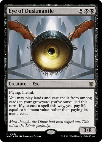 Eye of Duskmantle (MKC-027)  - Murders at Karlov Manor Commander