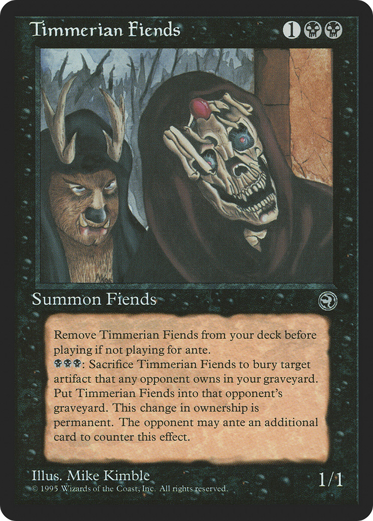 Timmerian Fiends (HML-)  - Homelands