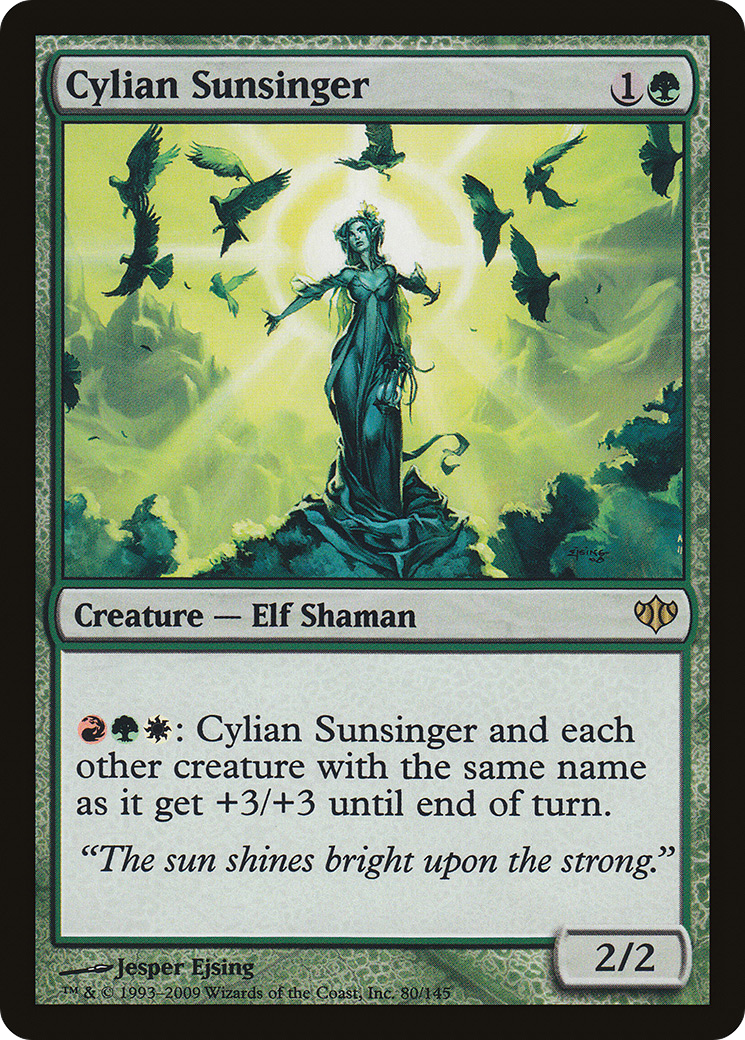 Cylian Sunsinger (CON-080)  Foil - Conflux