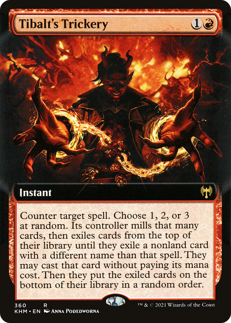 Tibalt's Trickery (Extended Art) (KHM-360)  - Kaldheim: (Extended Art)