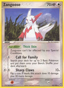 Zangoose 025/108  - Reverse Holofoil Power Keepers - Rare