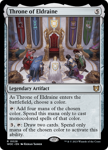 Throne of Eldraine (WOC-028)  - Wilds of Eldraine Commander