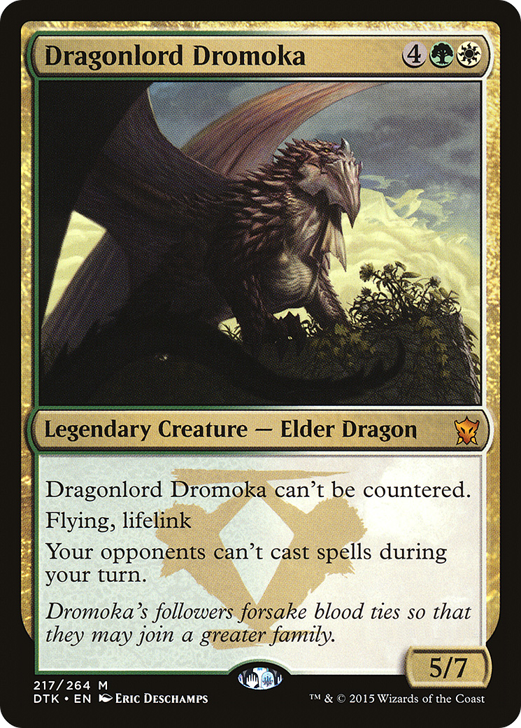 Dragonlord Dromoka (DTK-217)  Foil - Dragons of Tarkir