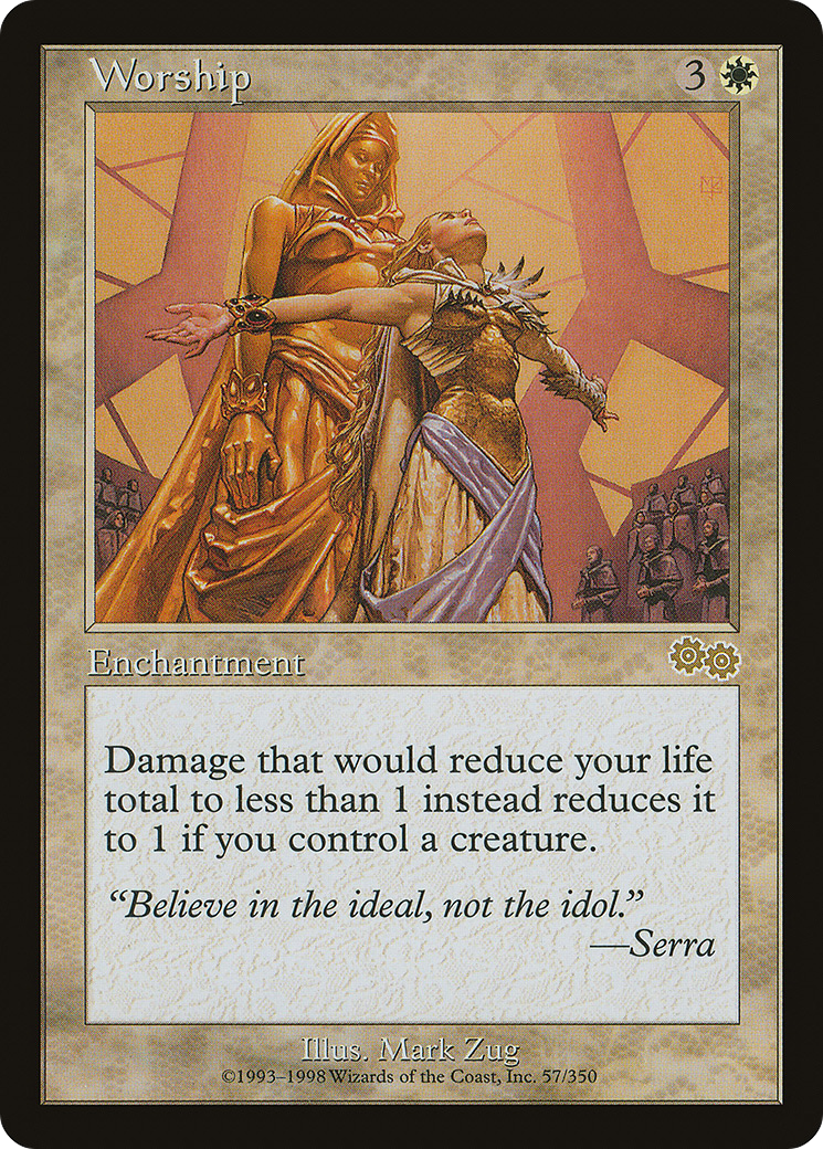 Worship (USG-057)  - Urza's Saga