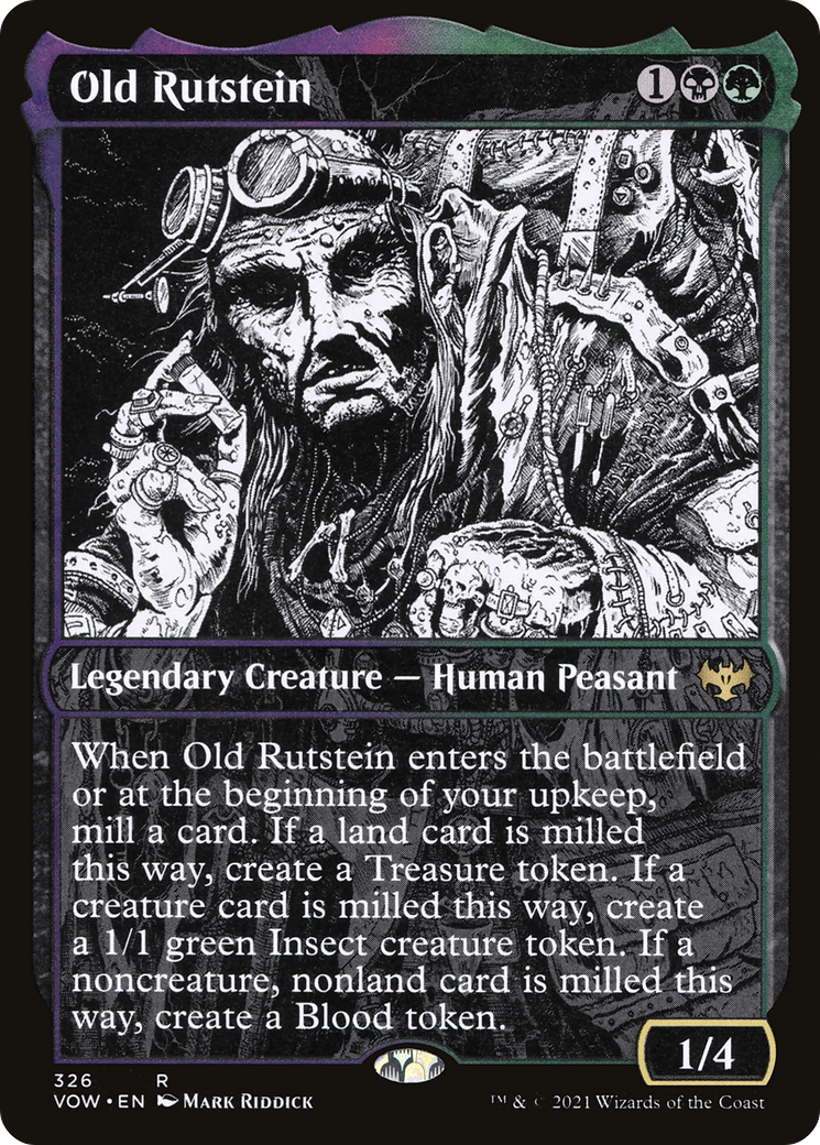 Old Rutstein (Showcase) (VOW-326)  Foil - Innistrad: Crimson Vow: (Showcase)