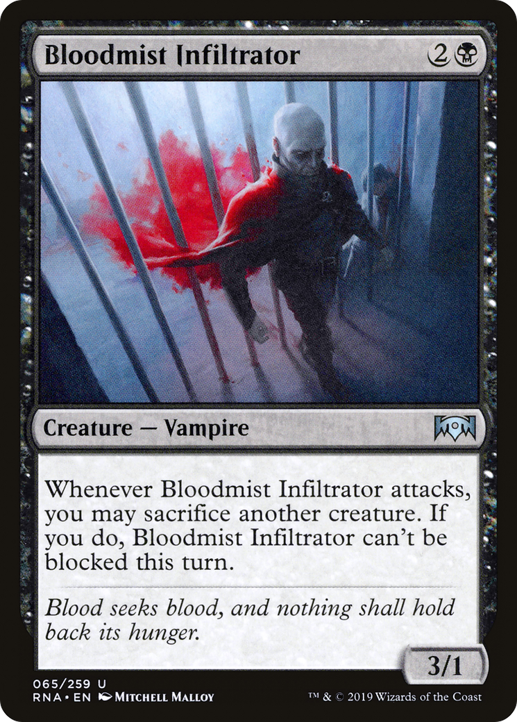 Bloodmist Infiltrator (RNA-065)  Foil - Ravnica Allegiance