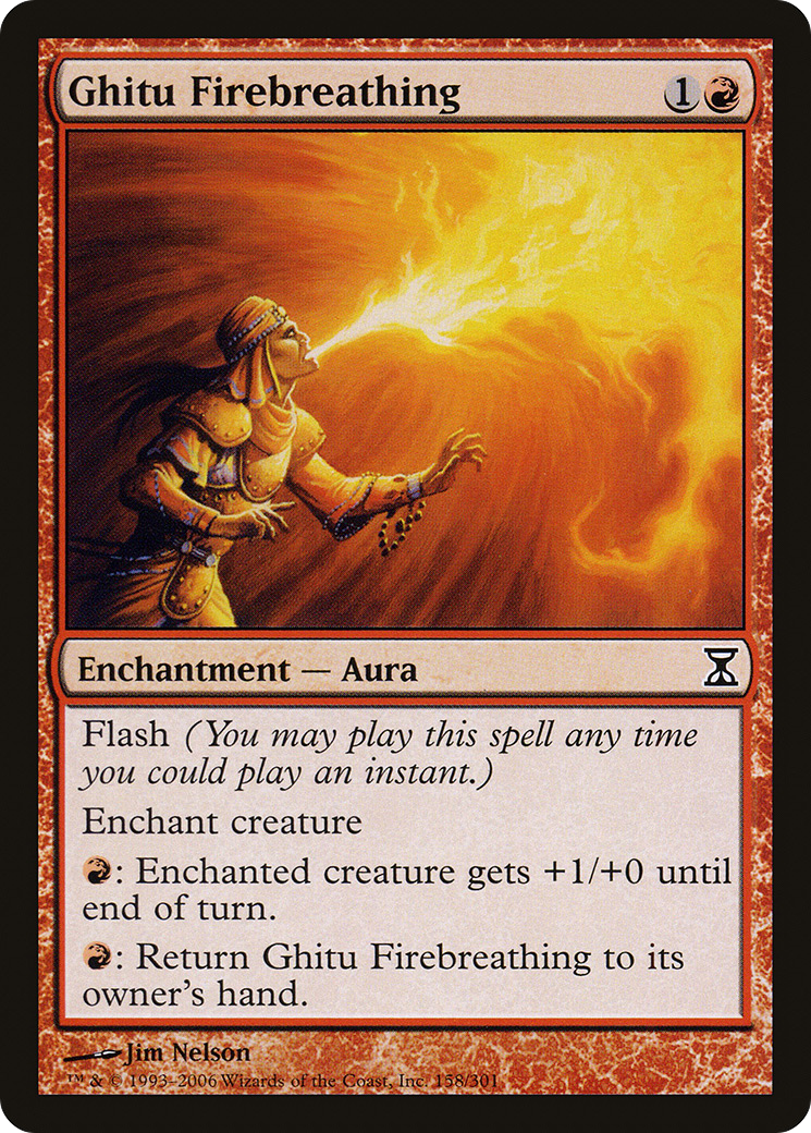Ghitu Firebreathing (TSP-158)  - Time Spiral