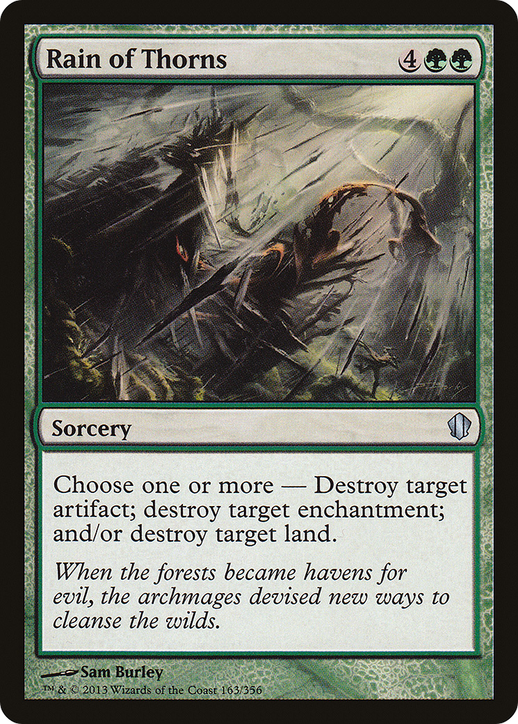 Rain of Thorns (C13-163)  - Commander 2013