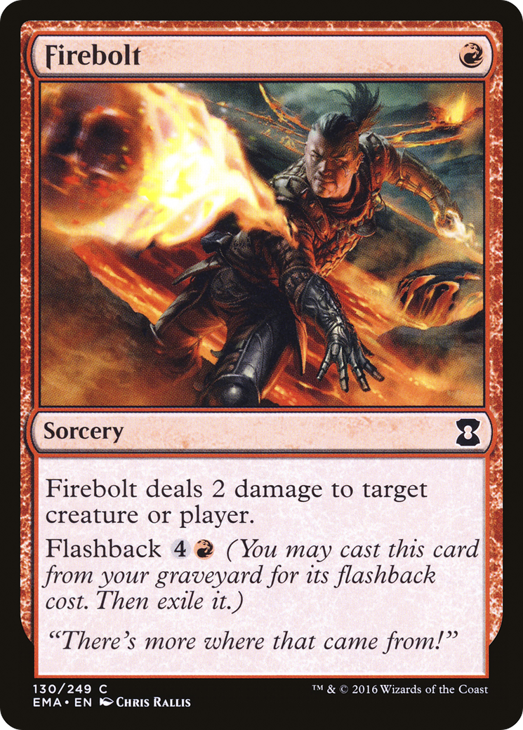 Firebolt (EMA-130)  Foil - Eternal Masters