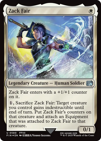 Zack Fair (Surge Foil) (FIN-580)  Foil - FINAL FANTASY