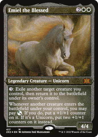 Emiel the Blessed (Foil Etched) (2X2-417)  Foil - Double Masters 2022