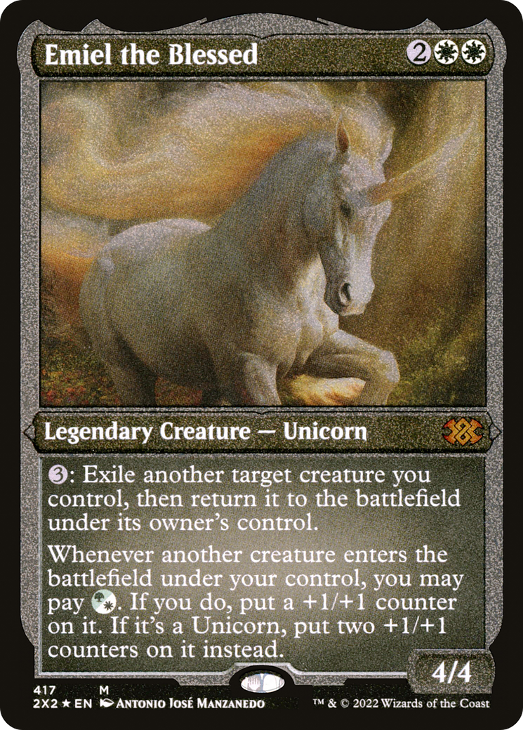 Emiel the Blessed (Foil Etched) (2X2-417)  Foil - Double Masters 2022