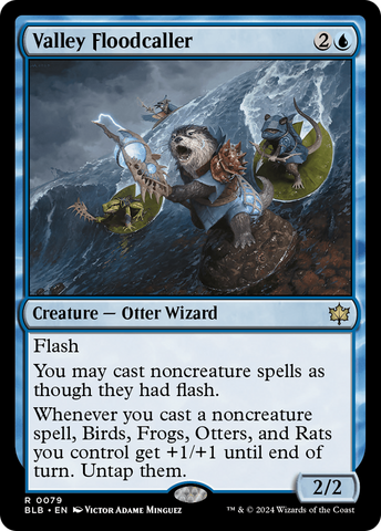 Valley Floodcaller (BLB-079)  Foil - Bloomburrow