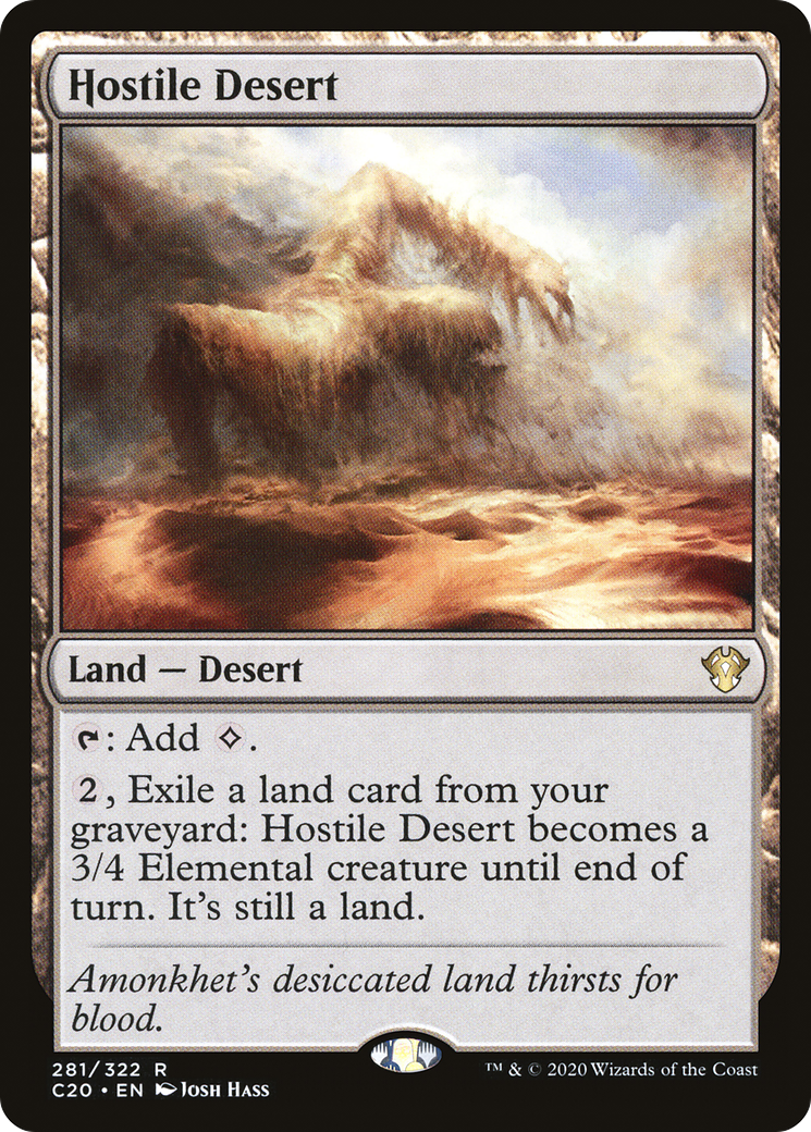 Hostile Desert (C20-281)  - Commander 2020