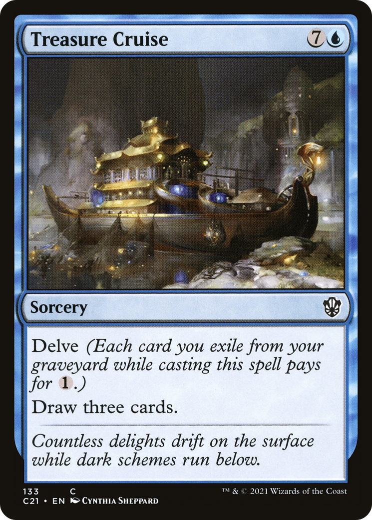 Treasure Cruise (C21-133)  - Commander 2021